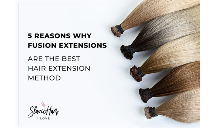 Fusion hair extensions