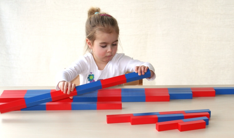Belki numeryczne Pomoce Montessori